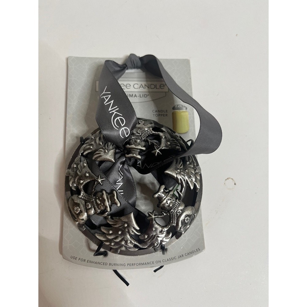 Yankee Candle Christmas tree Illuma-Lid Candle Topper Draft Reduction 2016